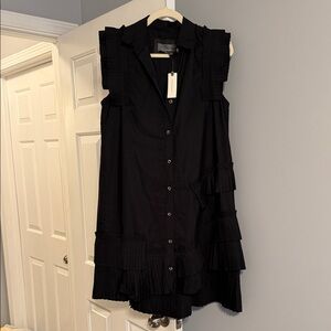 Anthropologie Black Dress - NWT Size Small